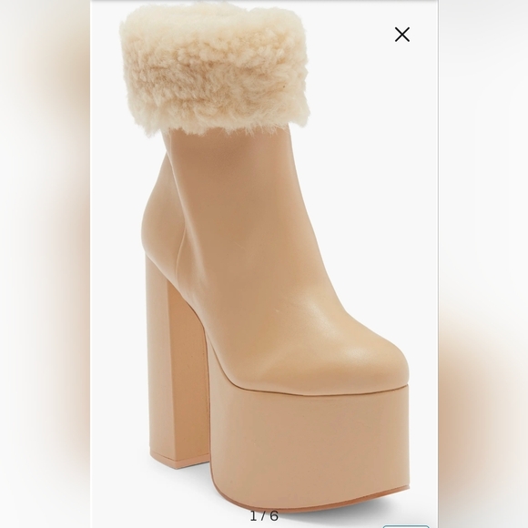 cult gaia Shoes - Cult Gia Katya Genuine Shearling Boot Size 36.5